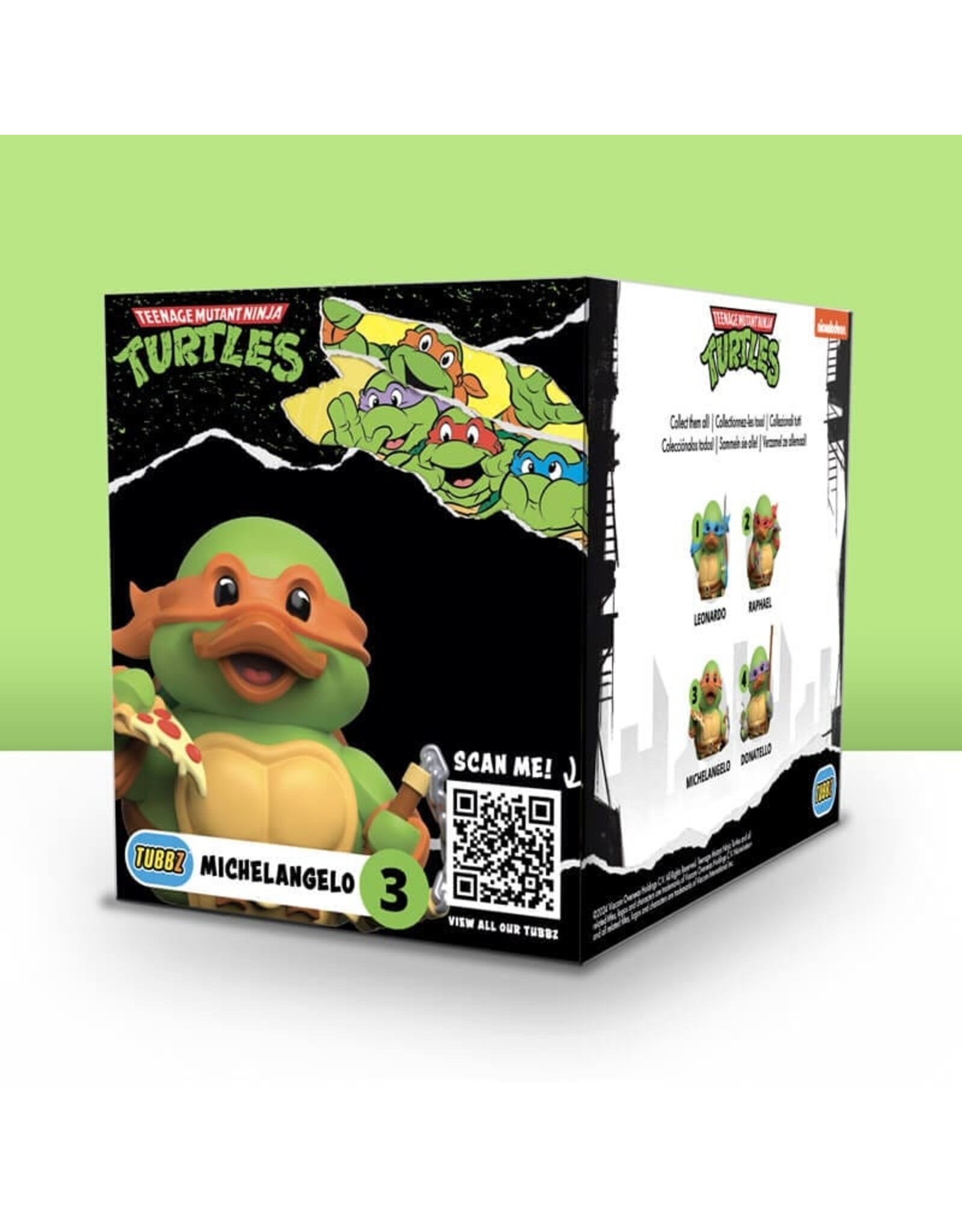 Tubbz Teenage Mutant Ninja Turtles Michaelangelo Rubber Duck - Boxed Edition