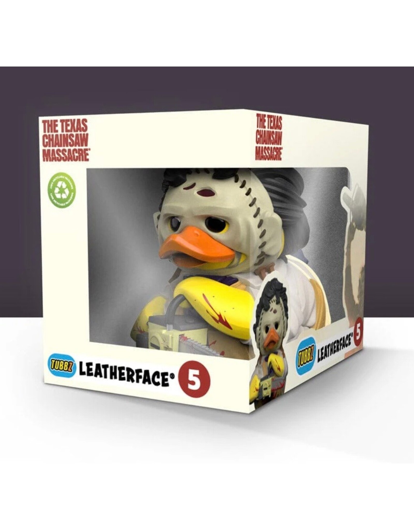 Tubbz Leatherface Texas Chainsaw Massacre Rubber Duck -  Boxed Edition