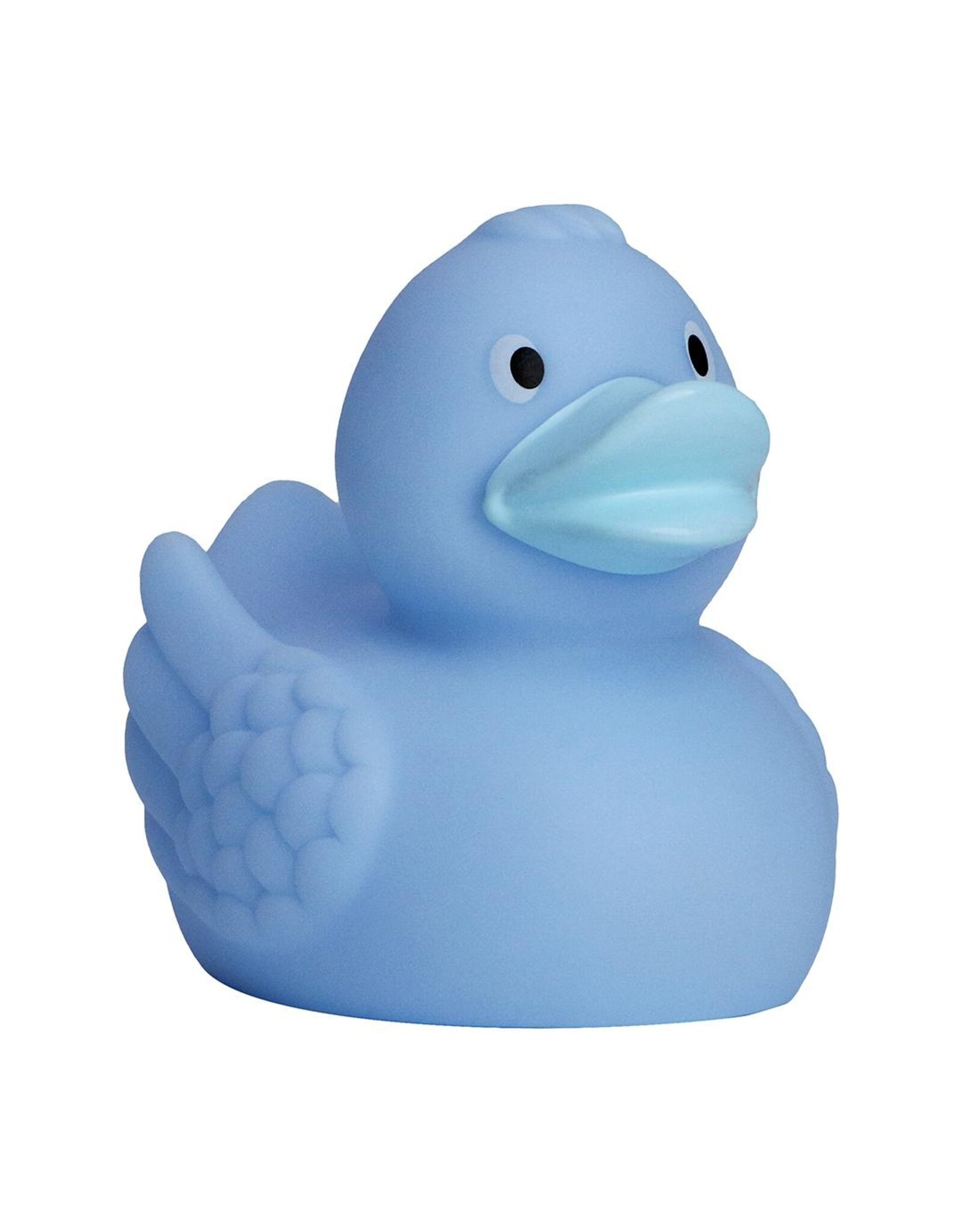 Pastel Blue Rubber Duck with Wings