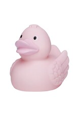 Pastel Pink Rubber Duck with Wings