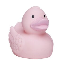 Pastel Pink Rubber Duck with Wings