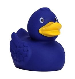 Classic Dark Blue Rubber Duck with Wings