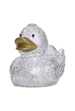 Classic Glitter Rubber Duck with Gold Beak