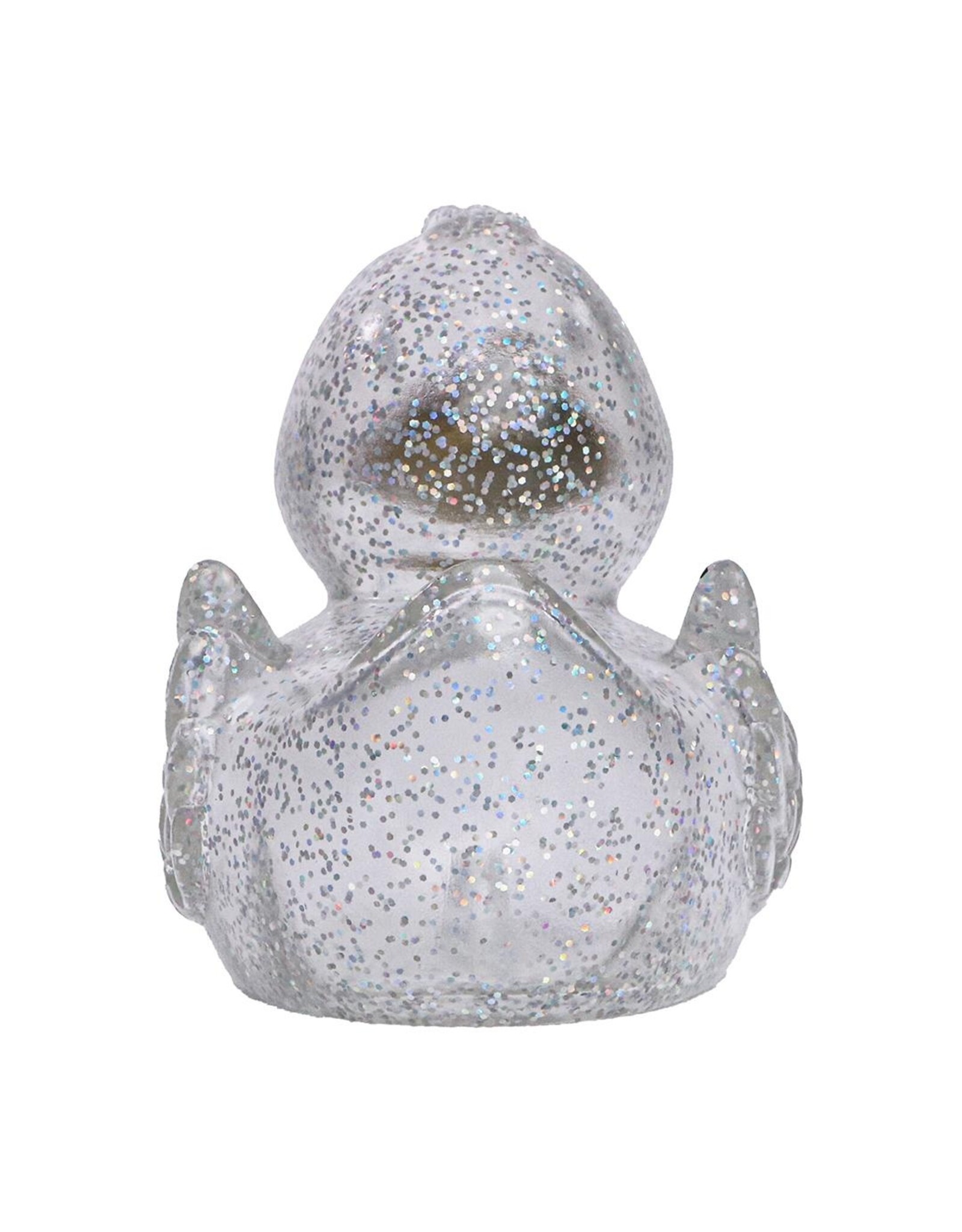 Classic Glitter Rubber Duck with Gold Beak