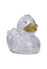 Classic Glitter Rubber Duck with Gold Beak