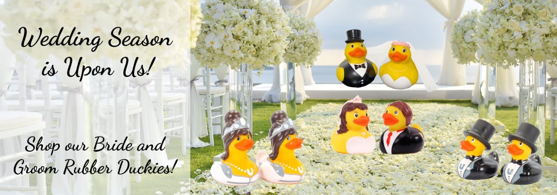 Shop Our Wedding Rubber Duckies!