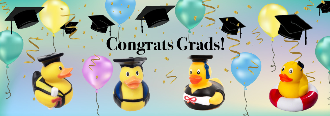 Shop our Graduation Rubber Duckies!