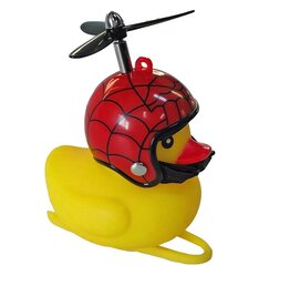 Winkee Bike Duck with Spidy Helmet