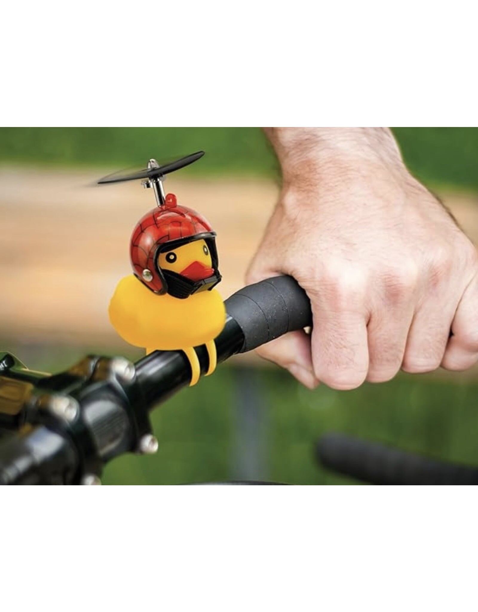 Winkee Bike Duck with Spidy Helmet