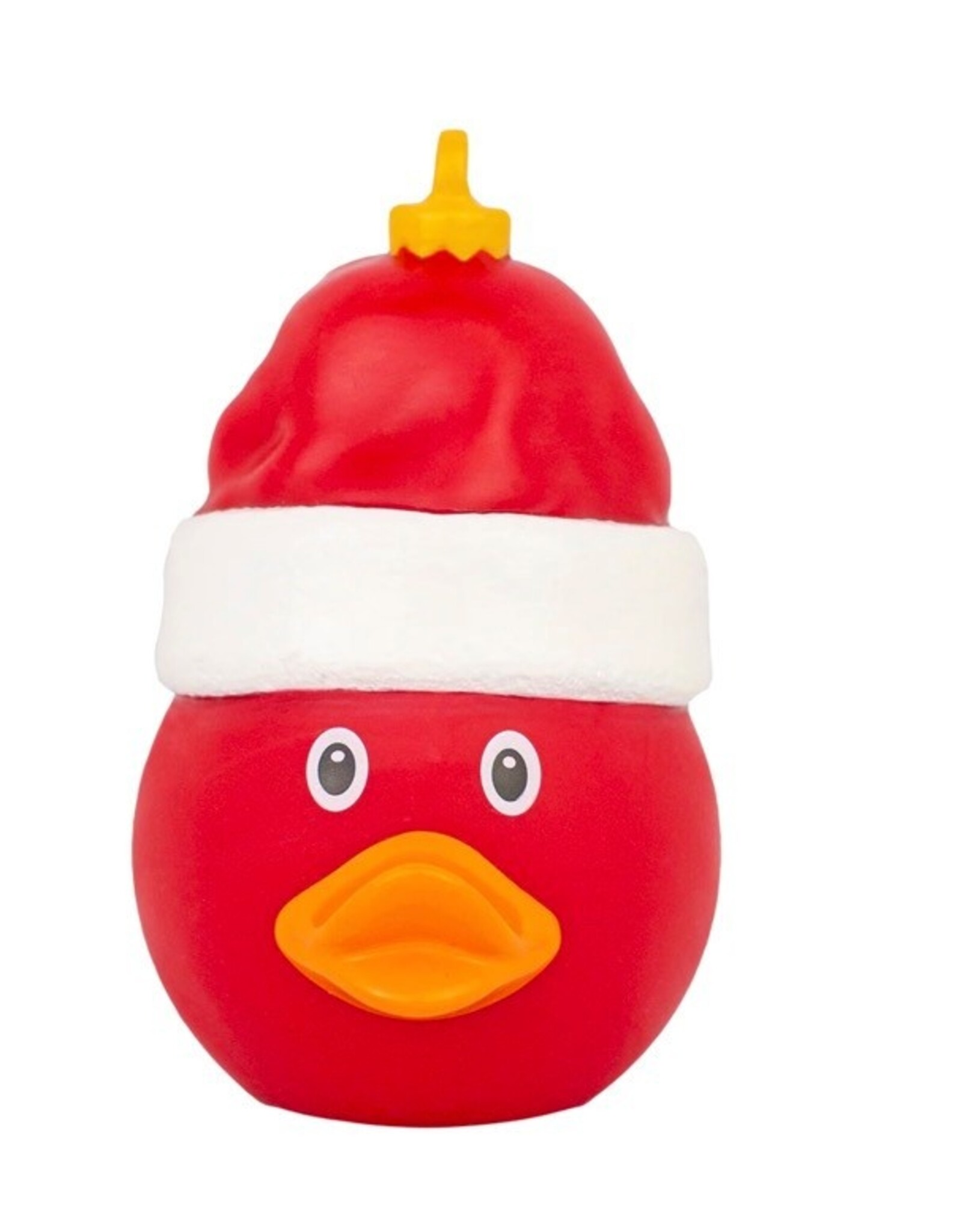 Lilalu Christmas Duck Ornament with Santa Hat