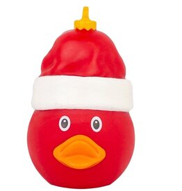 Lilalu Christmas Duck Ornament with Santa Hat
