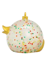 Lilalu Canard Boule de Noël Pailleté
