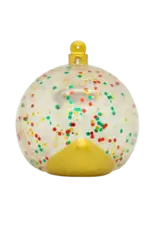 Lilalu Canard Boule de Noël Pailleté