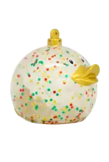 Lilalu Canard Boule de Noël Pailleté