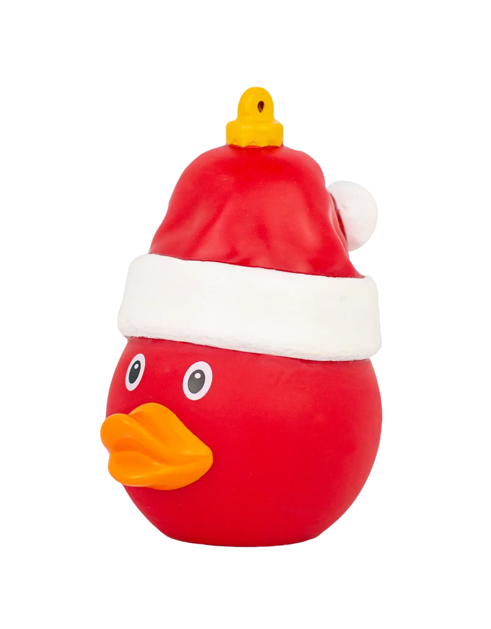 Lilalu Christmas Duck Ornament with Santa Hat