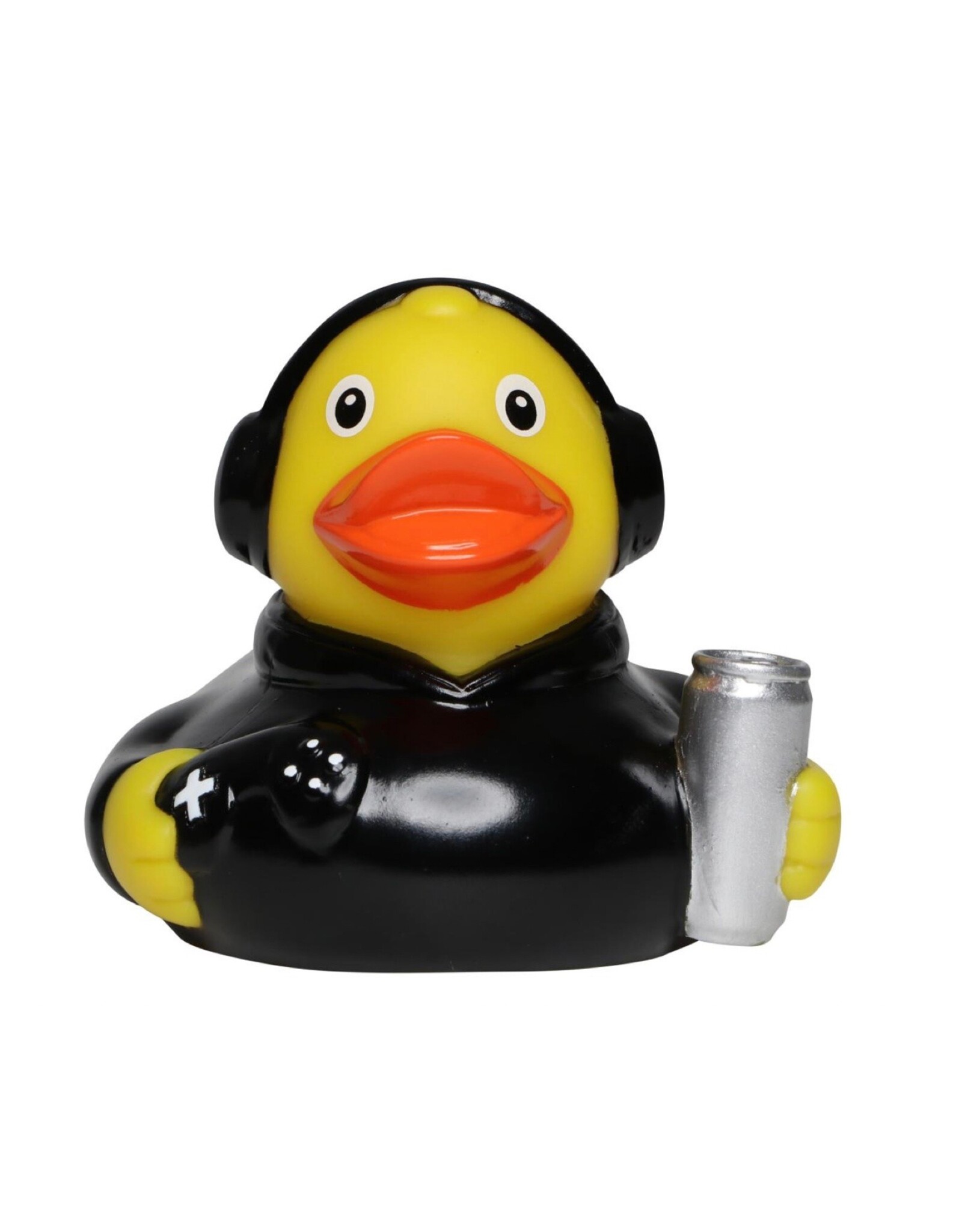 Gaming Rubber Duck with Energy Drink