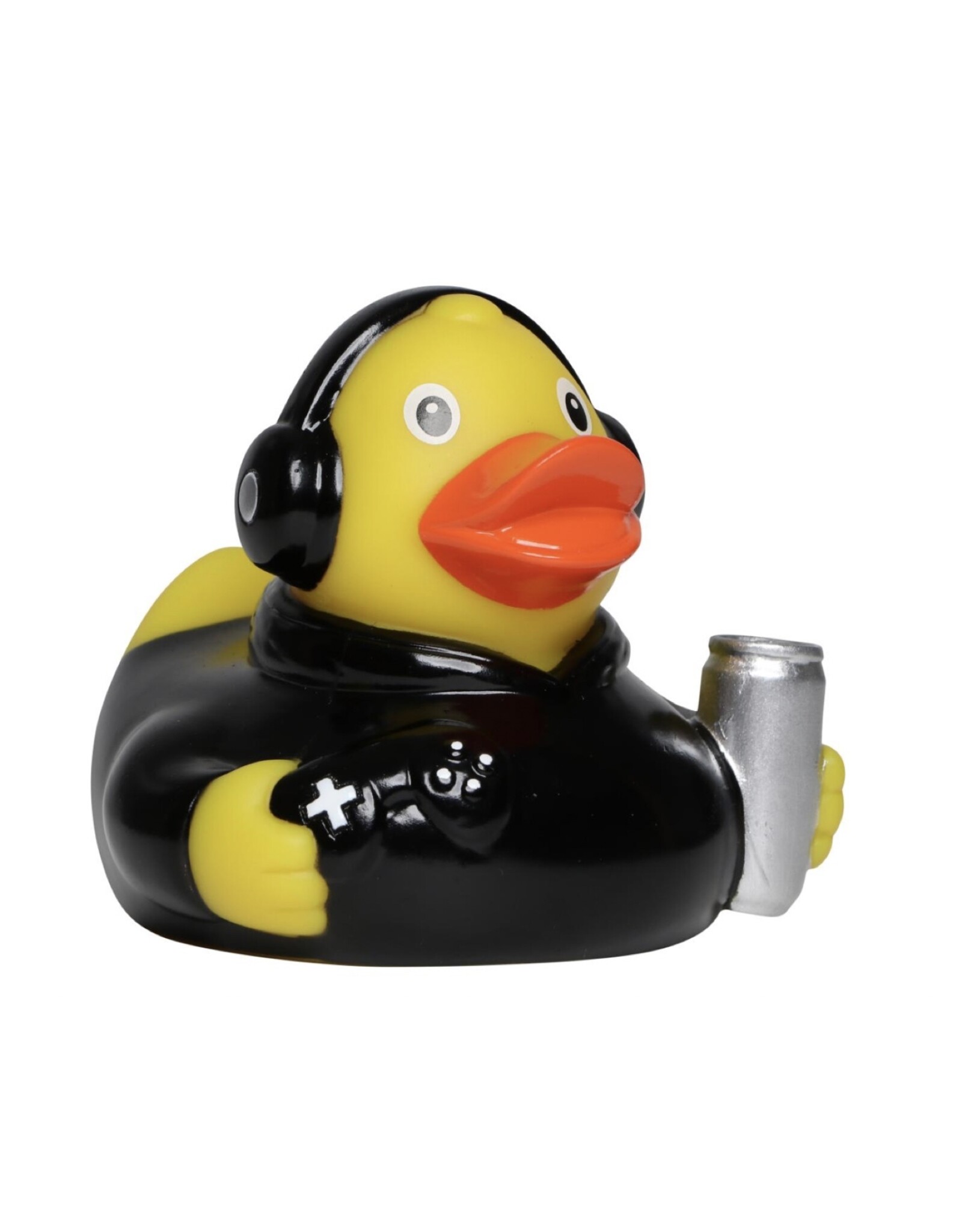 Gaming Rubber Duck with Energy Drink