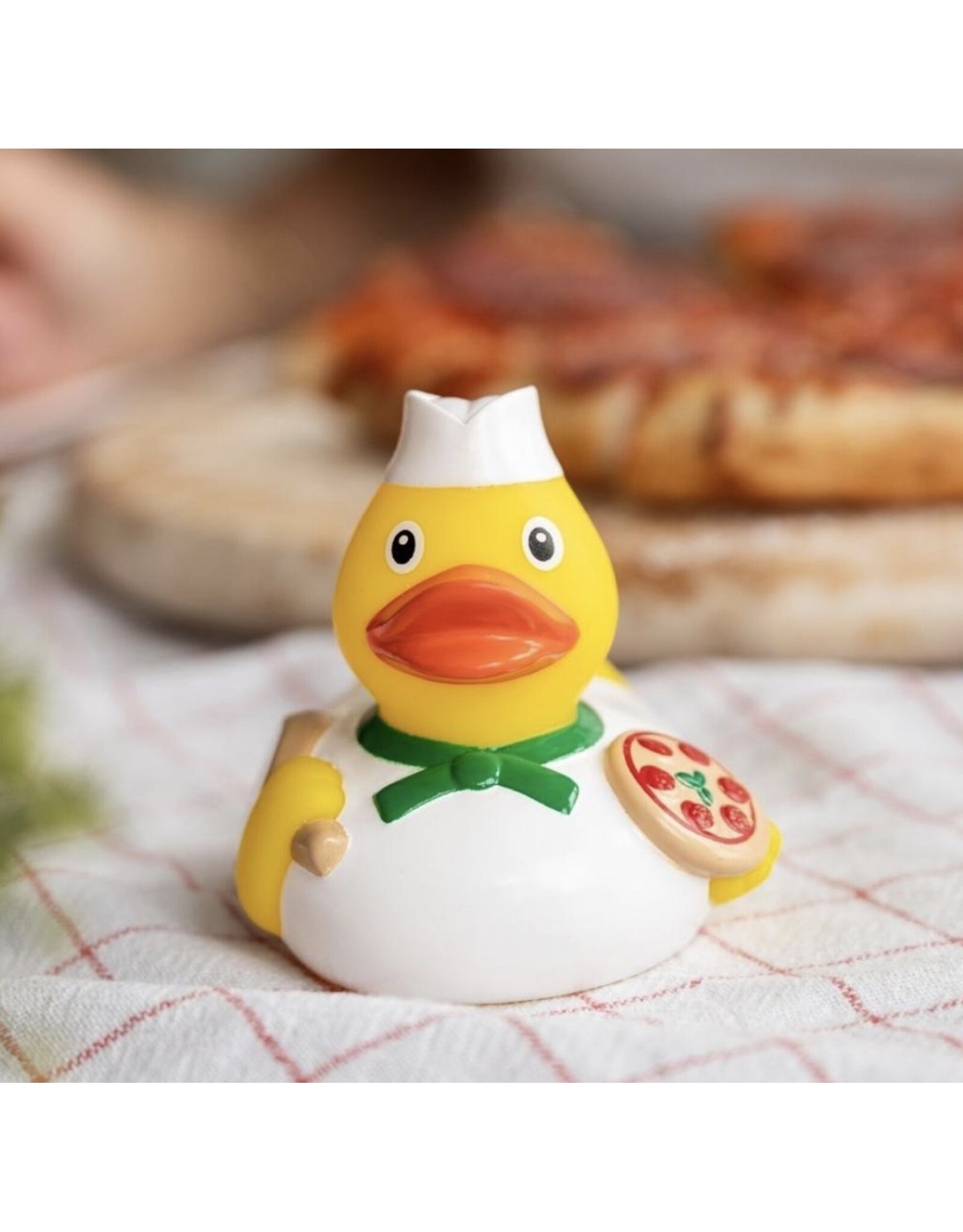 Pizza Maker Rubber Duck