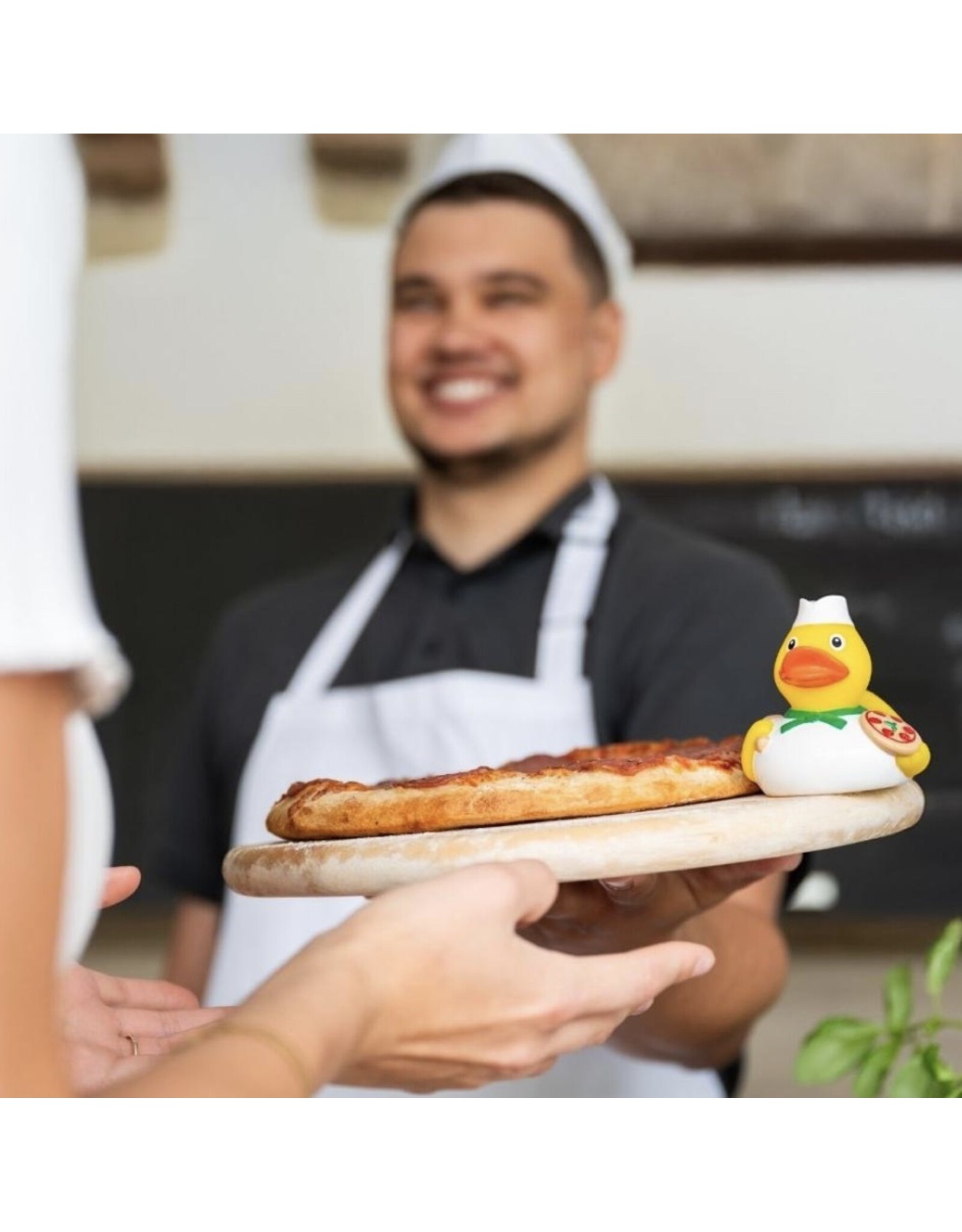 Pizza Maker Rubber Duck