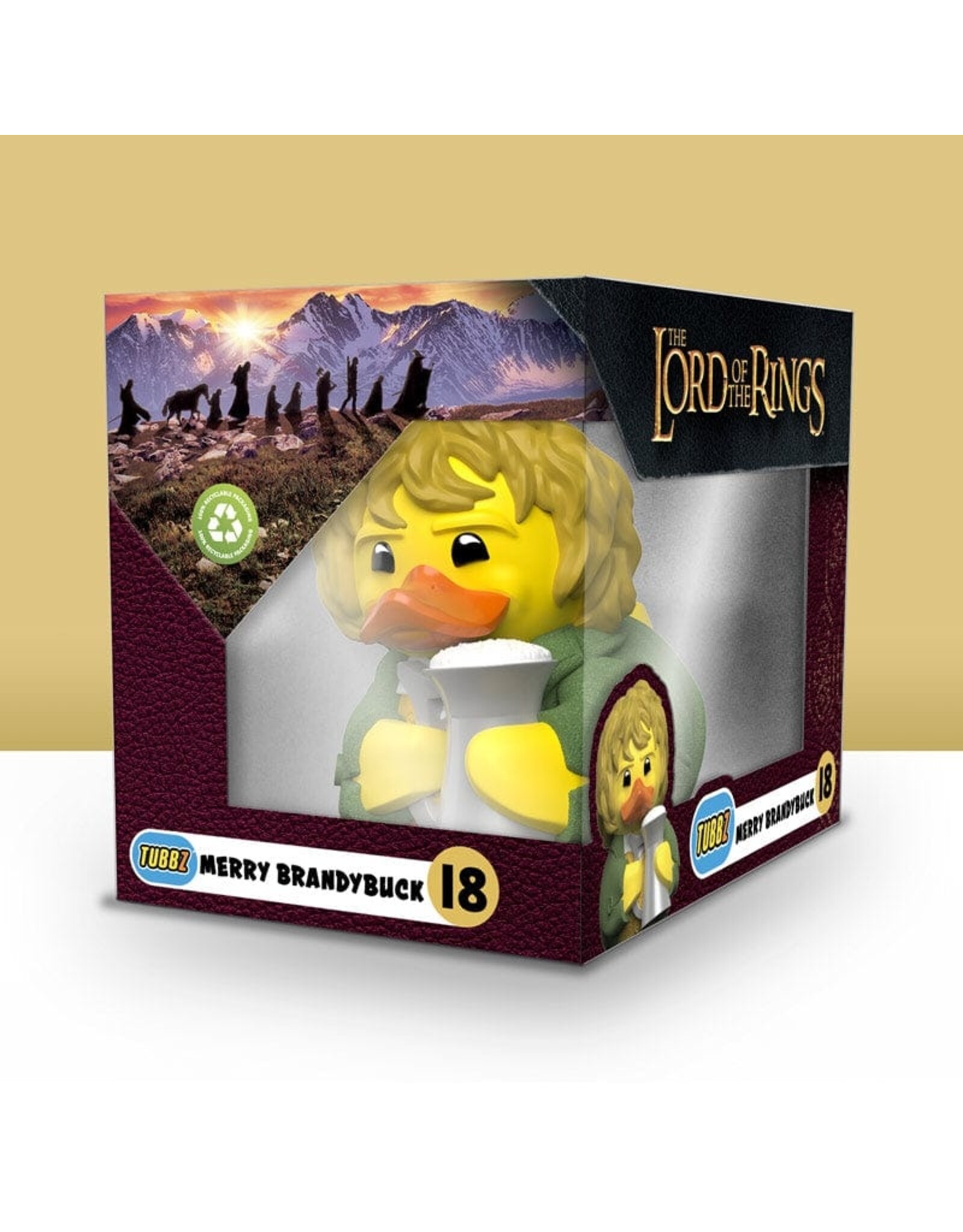 Tubbz Lord of the Rings Merry Brandybuck  Duck - Boxed Edition