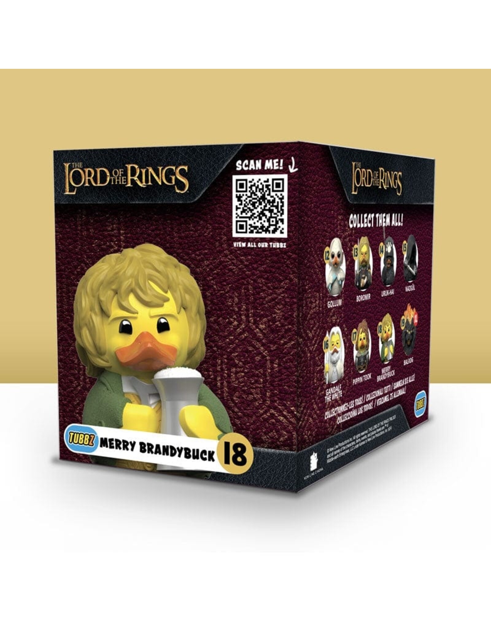 Tubbz Lord of the Rings Merry Brandybuck  Duck - Boxed Edition