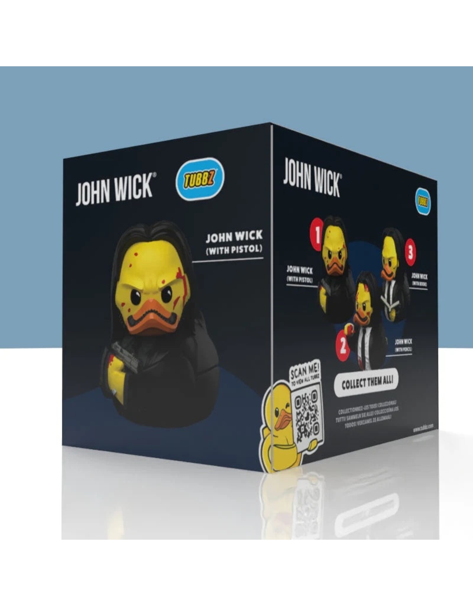 Tubbz John Wick Duck with Pistol Rubber Duck - Boxed Edition