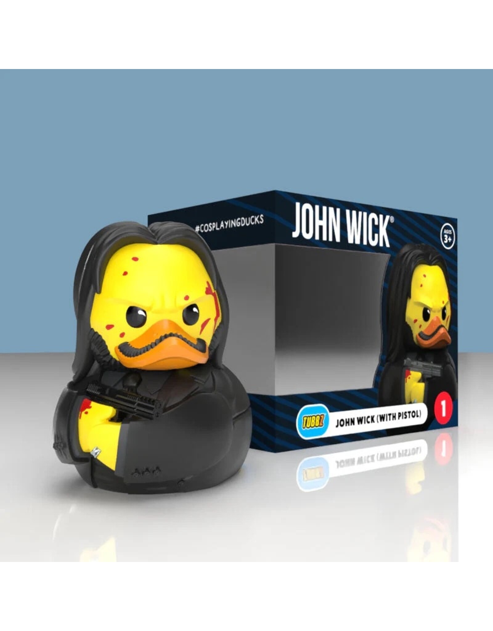 Tubbz Canard "John Wick" avec Pistol - Édition en Boîte