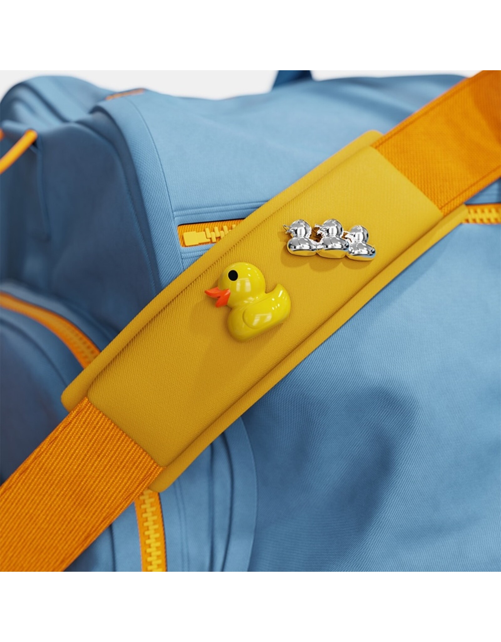 Metalmorphose Broche Canard 3D en Métal