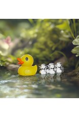 Metalmorphose Broche Canard 3D en Métal