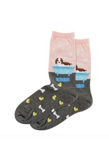 Chausettes Femmes Bain pour chiens avec canards