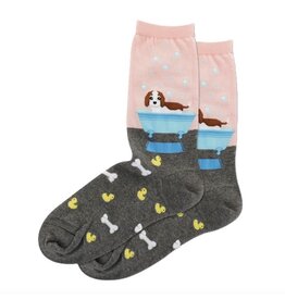 Chausettes Femmes Bain pour chiens avec canards