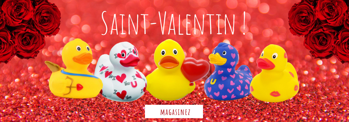 Magasinez nos canards de Saint-Valentin!