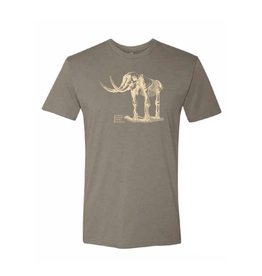 GRPM Mastodon Warm Gray Adult Tee