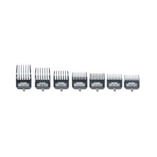 Andis Andis 7pc Master Premium Metal Clip Comb Set Guides #0-8 ML