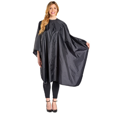 ScalpMaster Nylon Hair Cutting Cloth Cape Velcro Closure 54x60 Black - Beauty Kit Solutions ScalpMaster Nylon Hair Cutting Cloth Cape Velcro Closure 54x60 Black - Beauty Kit Solutions