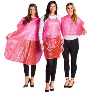 ScalpMaster ScalpMaster Jam'n Jellie 3pc Apparel Set Shampoo & Comb-Out Cape & Styling Apron Pink