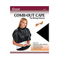 Annie Annie Comb-Out Cape Vinyl Tie String Closure 27"x27" Black