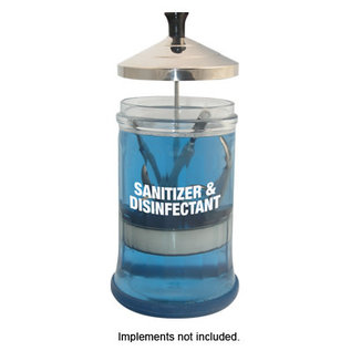 DL Professional DL Professional Glass Manicure Sanitizing Jar 21oz