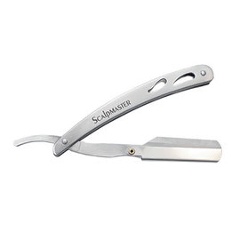 ScalpMaster ScalpMaster Shaving Razor Butterfly Swing Lock Silver