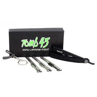 Tomb45 Tomb45 Shaving Straight Razor Sliding Cartridge Tray Matte Black