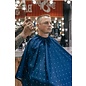 Barber Strong Barber Strong Cape NanoShield Polyester Hook Closure Blue | Barber Shield 54"x64"