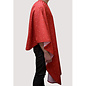 Barber Strong Barber Strong Cutting Styling Cape NanoShield Polyester Hook Closure Red | Barber Shield 55"x65"