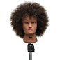 Celebrity Celebrity Naomi Afro Manikin Up to 20" 100% Curly Brown Human Hair