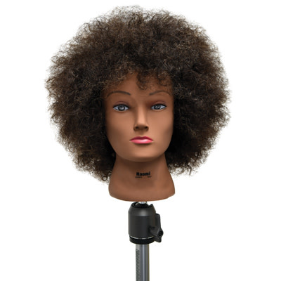African Mannequin Head With 100% Human Hair Mannequin Head Curly