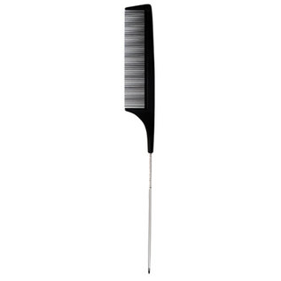 SalonChic SalonChic 9-1/4" Pin Tail Carbon Comb Fine Teeth High Heat Resistant