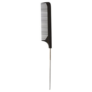 SalonChic SalonChic 9" Pin Tail Carbon Comb Coarse Teeth High Heat Resistant