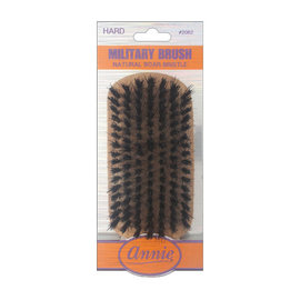 Annie Annie Wooden Club Wave Military Brush Hard Natural Boar Bristles No Handle 2062