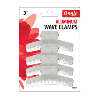 Annie Annie 3" Aluminum Wave Clamps 4pcs