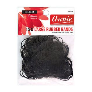 Annie Annie Black Rubber Bands