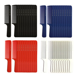 Mr Barber [W-12] Mr Barber Bluecome 8-1/4" Handle Comb Heat Resistant Anti-Static